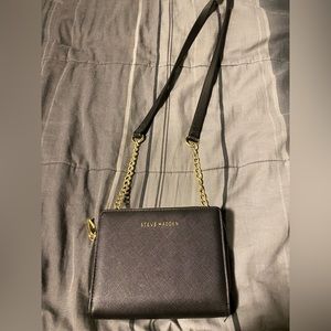 Steve Madden Wallet Crossbody Purse Black
